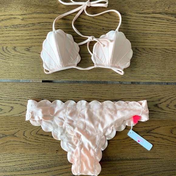 Lolli Swim Pixie Top & Scallop Bottoms size M - Picture 2 of 3